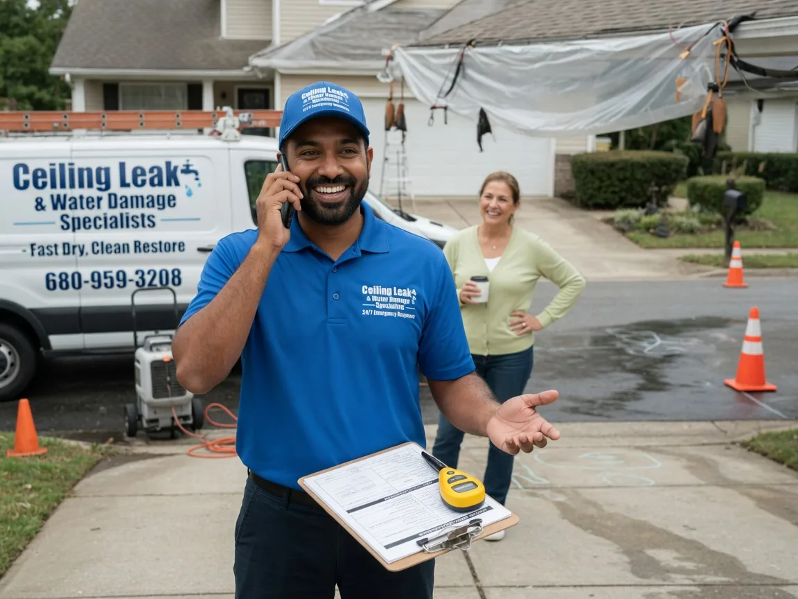 Ceiling Leak Cleanup Mira Loma, CA FAQs
